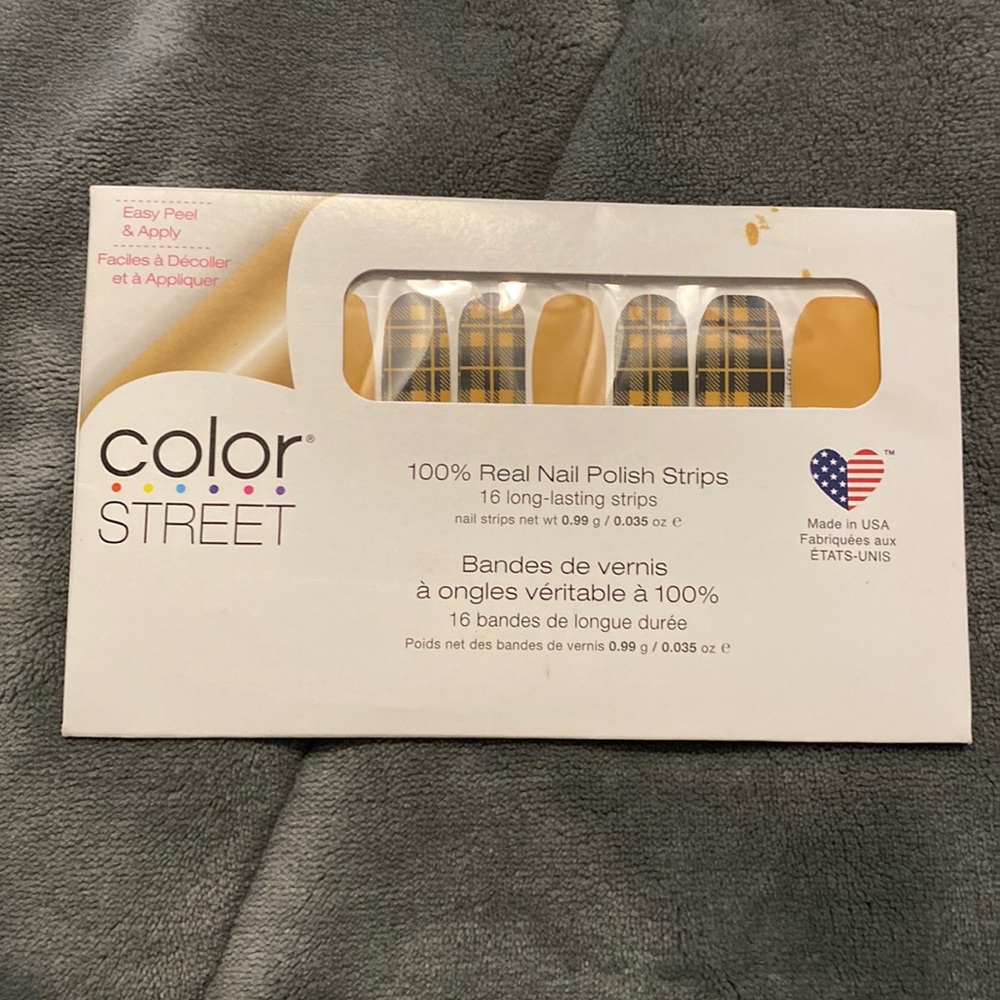 Color Street Breaking Plaid Polish Strips